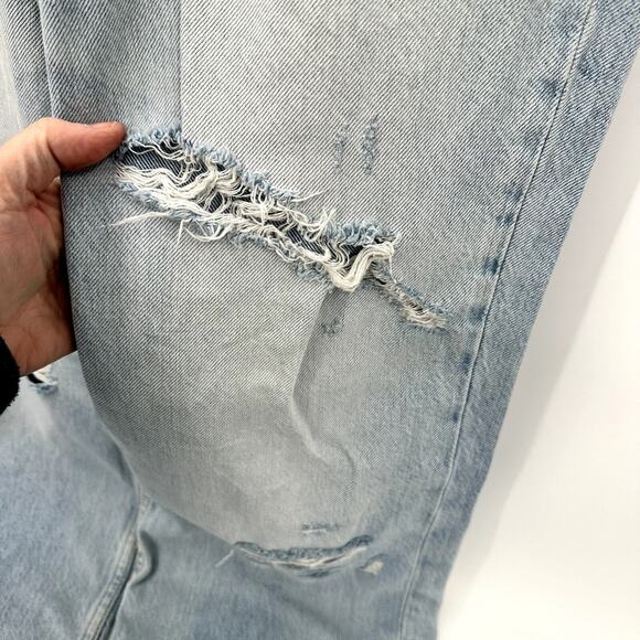 Zara Light Blue Flare & Wide Leg Jeans. NWOT - Picture 5 of 10